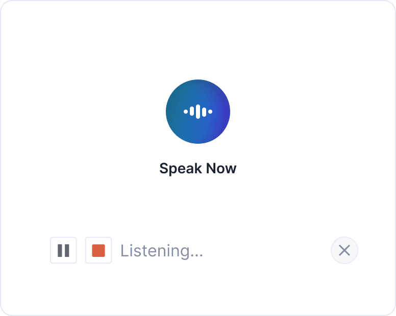 Speak like you always do